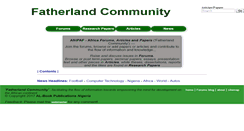 Desktop Screenshot of afripaf.com